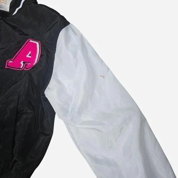 Cali 1850 Los Angeles Varsity Jacket XS Black White‎ Letterman Bomber - Picture 2 of 6